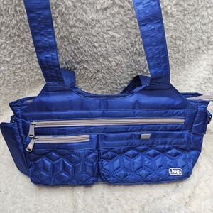 Lug Streetcar‎ Cobalt Blue Canvas RFID Shoulder Bag